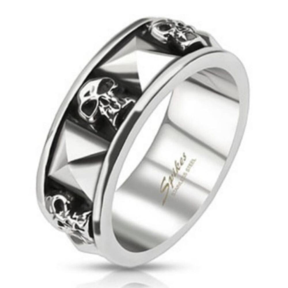 New 316L stainless steel skull ring size 11 - Picture 1 of 1